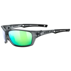 Lunettes de sport Uvex Sportstyle 232 P MAT Smoke/Green