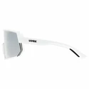 Lunettes de sport Uvex  Sportstyle 235 White Mat/Mirror Silver (Cat. 3)