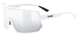 Lunettes de sport Uvex Sportstyle 235 White Mat/Mirror Silver (Cat. 3)