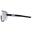 Lunettes de sport Uvex  Sportstyle 236 Set Black Mat/Mirror Silver (Cat. 3) + Clear (Cat. 0)