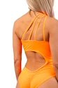 Maillot de bain Nebbia  One Shoulder Asymmetrical Monokini 458 Orange Neon
