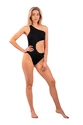 Maillot de bain Nebbia  One Shoulder Asymmetrical Monokini 459 Black