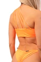 Maillot de bain Nebbia  One Shoulder Bandeau Bikini Top 449 Orange Neon