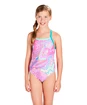 Maillot de bain pour filles Speedo  Orbit Groove Allover Thinstrap Crossback