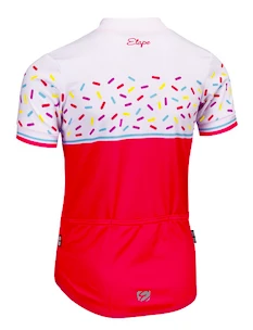 Maillot de cyclisme pour enfant Etape  RIO pink/white