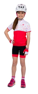 Maillot de cyclisme pour enfant Etape  RIO pink/white