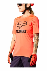 Maillot de cyclisme pour femme Fox Ranger Womens SS orange