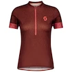 Maillot de cyclisme pour femme Scott  Endurance 20 S/Sl Rust Red/Brick Red M