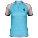 Maillot de cyclisme pour femme Scott  Endurance 30 S/Sl Breeze Blue/Blush Pink S