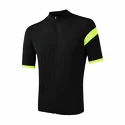 Maillot de cyclisme pour homme Sensor  Cyklo Classic Black/Neon Yellow