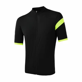 Maillot de cyclisme pour homme Sensor Cyklo Classic Black/Neon Yellow