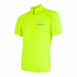 Maillot de cyclisme pour homme Sensor Cyklo Entry Neon Yellow