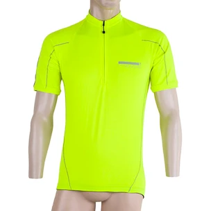 Maillot de cyclisme pour homme Sensor  Cyklo Entry Neon Yellow S