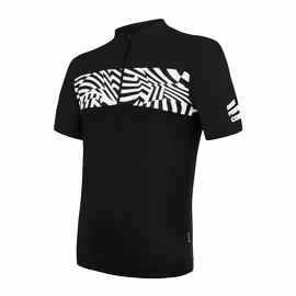 Maillot de cyclisme pour homme Sensor Cyklo Miles Black