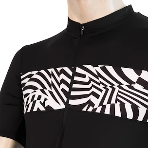 Maillot de cyclisme pour homme Sensor  Cyklo Miles Black