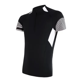 Maillot de cyclisme pour homme Sensor Cyklo Race Black/White