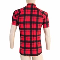 Maillot de cyclisme pour homme Sensor  Cyklo Square Red