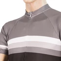 Maillot de cyclisme pour homme Sensor  Cyklo Summer Stripe Black/Grey