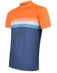 Maillot de cyclisme pour homme Sensor  Cyklo Summer Stripe Blue/Orange