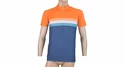 Maillot de cyclisme pour homme Sensor  Cyklo Summer Stripe Blue/Orange