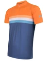 Maillot de cyclisme pour homme Sensor  Cyklo Summer Stripe Blue/Orange