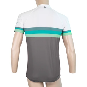 Maillot de cyclisme pour homme Sensor  Cyklo Summer Stripe Grey/Green