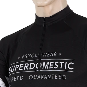 Maillot de cyclisme pour homme Sensor  Cyklo Superdomestic Black L