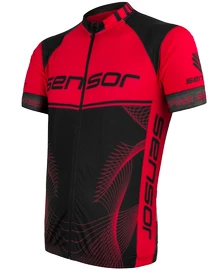 Maillot de cyclisme pour homme Sensor Cyklo Team Up Black/Red