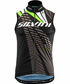 Maillot pour homme Silvini Team MJ1404 black/green