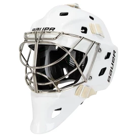 Masque de gardien de but de hockey Bauer NME ONE GOAL MASK - CAT EYE White Senior