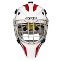 Masque de gardien de but de hockey CCM Axis F5 CCE White/Red Junior