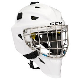 Masque de gardien de but de hockey CCM Axis F5 CCE White Senior