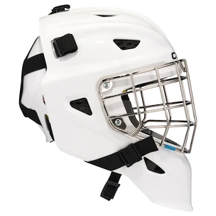 Masque de gardien de but de hockey CCM Axis F5 CCE White Senior