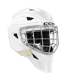 Masque de gardien de but de hockey CCM Axis F9 CCE White Senior