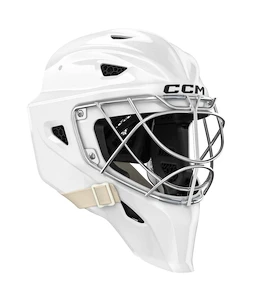 Masque de gardien de but de hockey CCM Axis F9 CCE White Senior