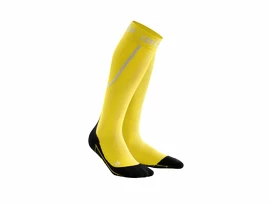 Mi-bas de compression pour femme CEP Yellow/Black