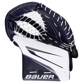 Mitaine de gardien de but Bauer Supreme MVPRO White/Navy Intermediate