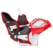 Mitaine de gardien de but Bauer Supreme MVPRO White/Red Intermediate