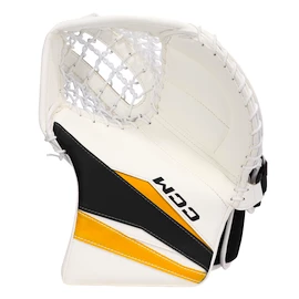 Mitaine de gardien de but CCM Axis F5 Black/Yellow Junior