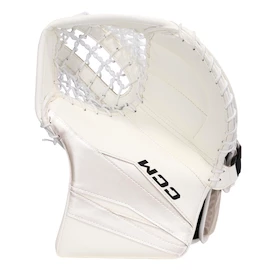 Mitaine de gardien de but CCM Axis F5 White/White Junior