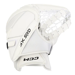 Mitaine de gardien de but CCM Axis XF White/White Senior