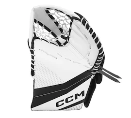 Mitaine de gardien de but CCM YTflex 3 White/White/Black/Black Youth