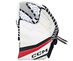 Mitaine de gardien de but CCM YTflex 3 white/white/red/black Youth