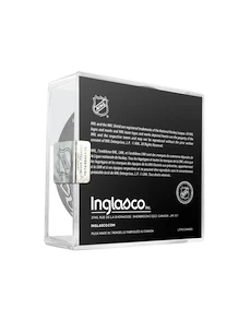 Palet de match officiel Inglasco Inc.  NHL Outdoors Lake Tahoe Vegas Golden Knights vs Colorado Avalanche