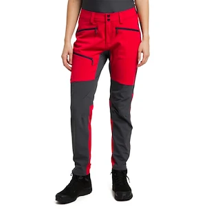 Pantalon pour femme Haglöfs  Rugged Flex W červeno-šedá, 42 42