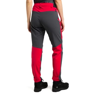 Pantalon pour femme Haglöfs  Rugged Flex W červeno-šedá, 42 42