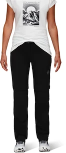 Pantalon pour femme Mammut  Runbold Zip Off Pants Black 44