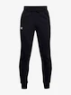 Pantalons de survêtement pour garçon Under Armour  RIVAL COTTON PANTS Black