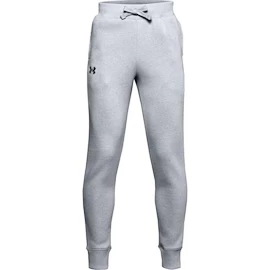 Pantalons de survêtement pour garçon Under Armour RIVAL COTTON PANTS Grey