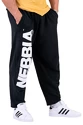 Pantalons de survêtement pour homme Nebbia  Beast Mode On iconic sweatpants 186 black